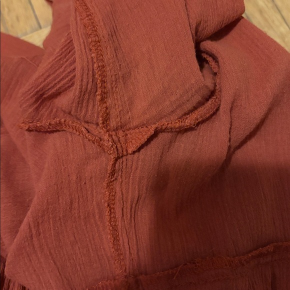 Gudrun Sjoden Rust Button-Down Dress with Pockets - Picture 9 of 12